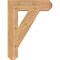Ekena Millwork Traditional Craftsman Smooth Bracket, Western Red Cedar, 5 1/2"W x 24"D x 32"H BKT06X24X32TRA04SWR - alternate 3